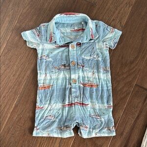 Posh Peanut Sailboat Romper